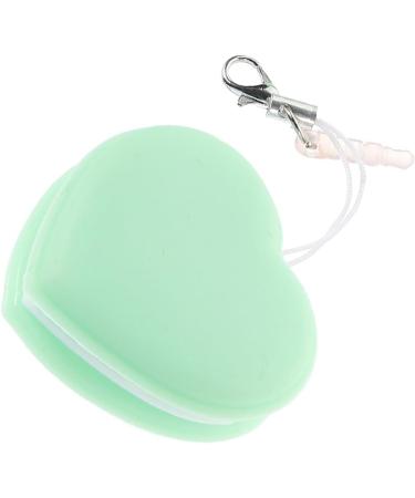 LOGOFUN Heart Shaped Lens Cleaner - Portable Screen Wipe & Adorable Bag Pendant - Green | Ideal for Phones Glasses & Screens - Buy Online on GoSupps.com