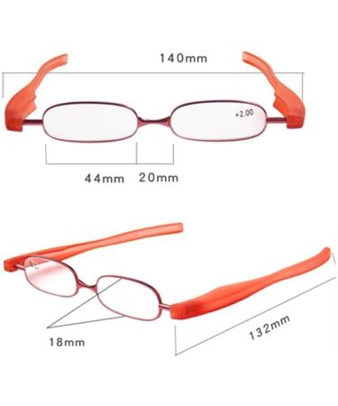 Flexible Compact Folding Reading Glasses - Anti Blue Light +2.0 - Thin Lightweight Presbyopia Readers in Light Blue - Buy Online on GoSupps.com
