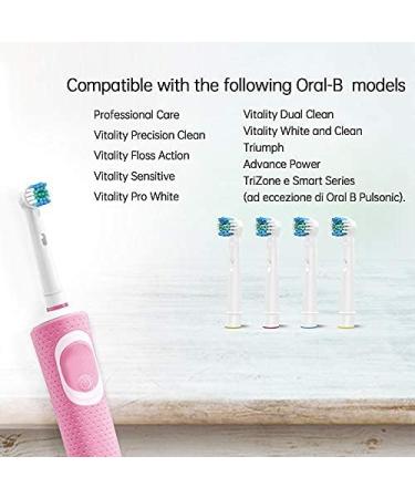 WuYan Toothbrush Heads for Oral B - 16 Pack Replacement Heads Compatible with Professional Care Triumph & Advance Power - Best Electric Toothbrush Accessories - Buy Online on GoSupps.com