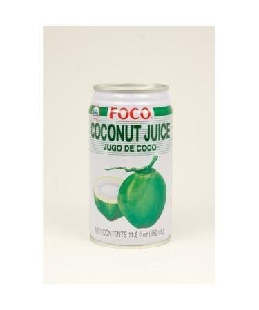 Foco Juice Coconut 11.8-Ounce (24 Pack) ( Value Bulk Multi-pack)