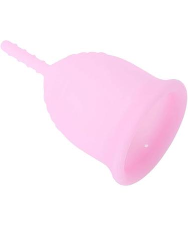 Menstrual Cup Reusable Silicone Female Menstruation Cup Safety for Menstrual Lady soft menstrual period in silicone for feminine menstrual hygiene Menstrual Cups Feminine Hygiene Product (L-Pink) - Buy Online on GoSupps.com