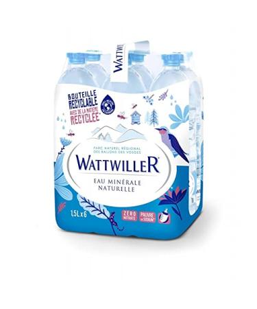 WATTWILLER - Eau Min rale Naturelle 6X1.5L - Vendu Par Unit