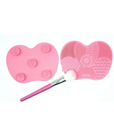 Silicone Brush Cleaner - Silicone Brush Cleaner Washing Brush Gel Cleaning Mat Foundation Makeup Brush Cleaner Pad Universal Makeup Tool - Pink - Buy Online on GoSupps.com