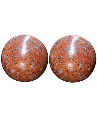 Baoding balls massage ball set baoding balls stress balls for adults 2 pieces meditation balls baoding balls baoding health stress exercise balls Chinese practice stress balls handicraft kollek