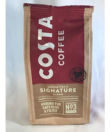 Costa Costa Mocha Italia Signature Blend Ground Coffee Strength N 3 Medium 200 g