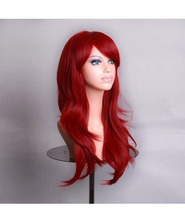 ColorfulPanda 28 Curly Wavy Costume Cosplay Wig 70cm - Dark Red - Buy Online on GoSupps.com