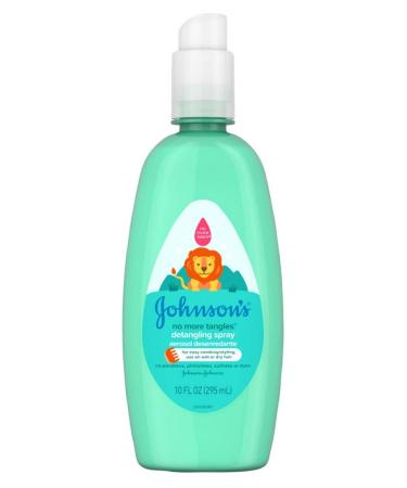 Johnsons Baby Detangling Spray 10 Ounce Pump (295ml) (3 Pack)