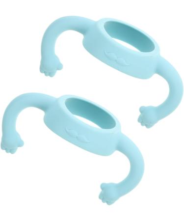 Vaguelly 4 Pcs Bottle Handle Handle Bottle Accessories Silica Gel Newborn Milk Grip 14.00X5.00X5.00CMx2pcs Sky-bluex2pcs - Buy Online on GoSupps.com