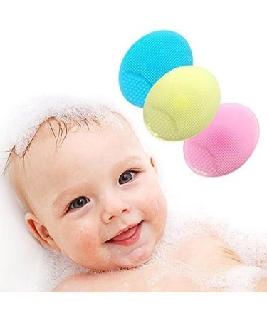 1 PC Blue Silicone Wash Face Pad Face Scrub Pad Exfoliating Blackhead Cleaning Brush Face Deep Cleaning Baby Women Face Brushs Deft - Buy Online on GoSupps.com