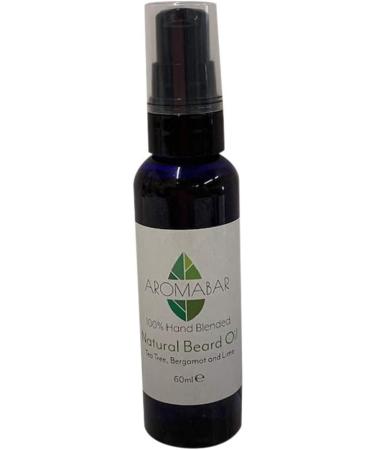 Beard Oil 60ml with Tea Tree Bergamot & Lime Natural Oils - Buy Online on GoSupps.com