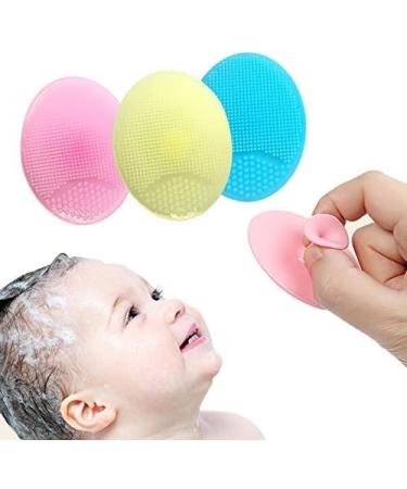 1 PC Blue Silicone Wash Face Pad Face Scrub Pad Exfoliating Blackhead Cleaning Brush Face Deep Cleaning Baby Women Face Brushs Deft - Buy Online on GoSupps.com