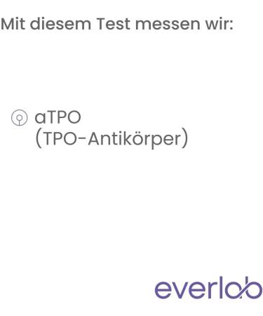 EVERLAB Hashimoto Test Easy Home Self-Test for Thyroid Autoantibodies aTPO | Fast International Shipping - Buy Online on GoSupps.com
