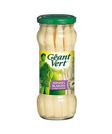 GEANT VERT - Les d licieuses Asperges Blanches en Conserve - Saveur Authentique - 370ml - Lot De 3
