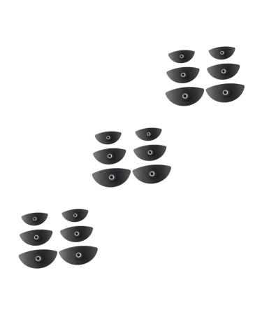 NOLITOY 18 Pcs Make up for Face Silicone Eye Shadow Seal Eyeshadow Stamp Tool Crystal The Lazy