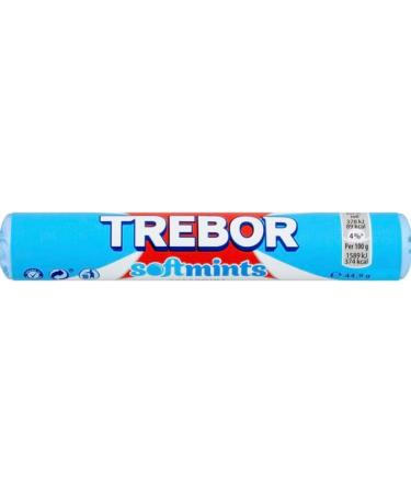 Trebor Softmints Spearmint Rolls Mints Multipack Chewy Centre (Pack of 4 x 44.9g) - Buy Online on GoSupps.com