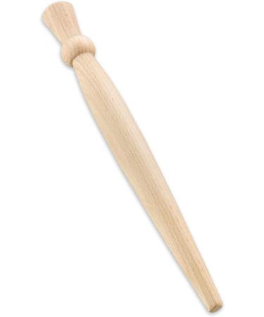 Porridge Spurtle Scottish Spurtle Porridge Stirrer - Wooden Spurtle Thistle Smooth Beechwood Stick - 23 cm Long