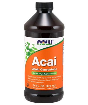 NOW Foods by Now Body Care Acai Liquide Concentr Super Fruit Antioxydant 473 6 g