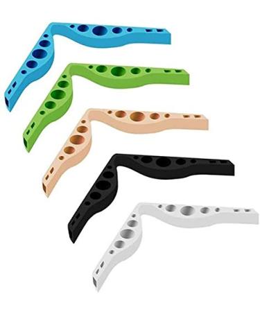 Boqqu 5 pieces of fogless accessories for masks glasses silicone anti-fog nose bridge pads anti-fitting silicone nose bridge prevents the fitting of glasses anti-fitting black*5
