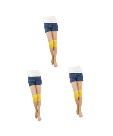 FRCOLOR 3pcs Knee Support Sleeve - Adjustable Knee Brace & Warmers for Pain Relief | International Shipping Available - Buy Online on GoSupps.com