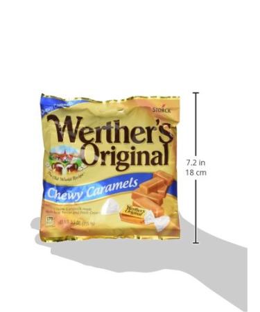 Werther's Original Chewy Caramels 5 Ounce (2 Pack) - Irresistible Indulgence in Every Bite - Buy Online on GoSupps.com