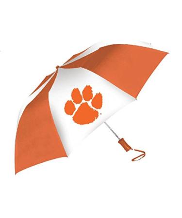 Storm Duds Clemson Tigers Sporty Two-Tone Umbrella