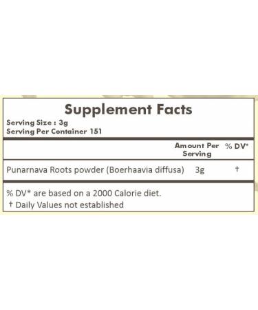 HERBAL HILLS Punarnava Roots Powder (Boerhavia Diffusa) | 16 Oz | Natural Health Supplement | Shop Now for Quality Herbal Powder Online - Buy Online on GoSupps.com