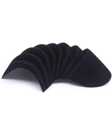 4 Pairs Black White Covered Shoulder Pads for Blazer Suit Coat Jacket - Large 18mm Thickness - Buy Online on GoSupps.com