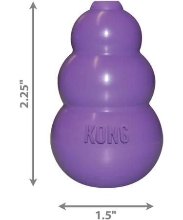 KONG - Kitty KONG Durable Natural Rubber Cat Toy- Fun to Stuff with Kibble or Treats Unpredictable Bounce Multi 8.89 x 2.54 x 13.97 cm(Pack of 1) - Buy Online on GoSupps.com