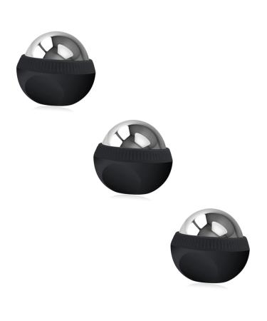 Gatuida 3st massage ball made of stainless steel Practical massage ball Face massager Foot massager Hand massage ball Comfortable tools for muscle relaxation handy the ball roll fitness
