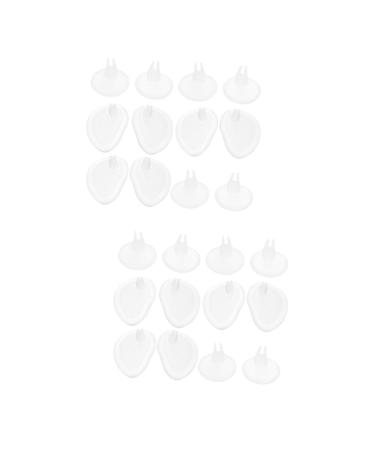 GLEAVI 12 Pairs Toe Pads Metatarsal Foot Pads Metatarsal Pads Women Ball of Foot Pads Sandal Toe Guard Cushions Pads for Sandals Gel Metatarsal Pads Pu Foot Care Tool Pinch Toes Women's