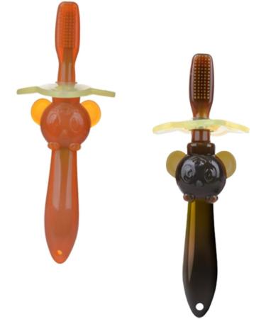 Minkissy 6 STK Children's Toothbrush Set - Safe Bristle Baby Training Brush & BeiÃring - Ideal for Newborns & Toddlers - 3 Pieces - Buy Online on GoSupps.com