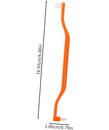 Solustre 4-Piece Double-Headed Toothbrush Cleaning Tool Set - Perfect for Detail Cleaning Gum Care and Travel - Buy Online on GoSupps.com