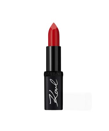 L'Or al Paris Karl Lagerfeld lipstick provocative lipstick in expressive red from the exclusive Karl Lagerfeld collection limited 4.3 ml