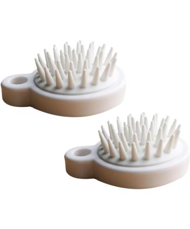 Magiclulu 4-Piece Hair Washing Scalp Massage Brush Set Navy Cleaning Scrubbers for Scalp Stimulation & Hair Care - Buy Online on GoSupps.com