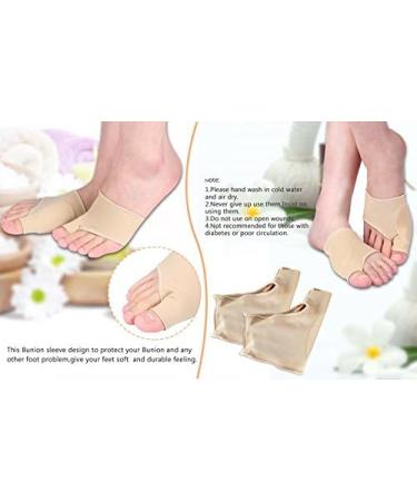 Bunion Corrector with Gel Pads - Toe Straightener & Hallux Valgus Relief Sleeve for Foot Health - Body Correction & Protective Gear - Buy Online on GoSupps.com