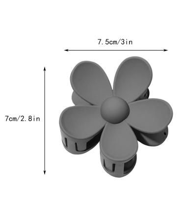 Cute Flower Claw Clip Hair Clip for Women - Non-slip Matte Large Claw Clip for Thick & Thin Hair - Pink Hair Clip - Buy Online on GoSupps.com
