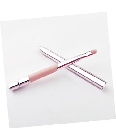 Housoutil Lip Brush with Lid Eye Shadow Applicator Lipstick Cosmetics Brush Lip Makeup Applicator Lip Foundation Brush Lip Tint Lip Liner Brush Telescopic Travel Fiber Wool Pink - Buy Online on GoSupps.com