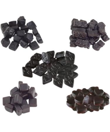 Your Naschbox: Sugar-Free Liquorice Mix | 5 Varieties | 1kg Refill Bag | 100% Recyclable | Gelatin-Free | XL Large Pack - Buy Online on GoSupps.com