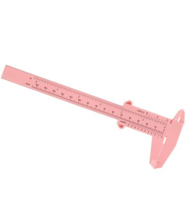 R gle de Mesure Sourcils 150 MM en Plastique Rose Pied Coulisse Portable pour Maquillage Outil Pr cis de Positionnement des Sourcils Accessoire Visage pour Maquillage