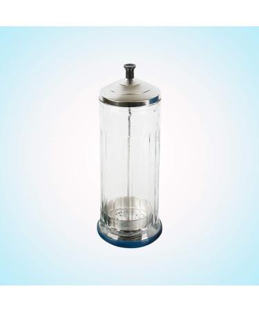 Lurrose Disinfecting Jar Salon Barber Sterilizer Bottle Hair Beauty Tools Container Sterilizer Cup for Disinfection Salon Hair Manicure Tools - Buy Online on GoSupps.com