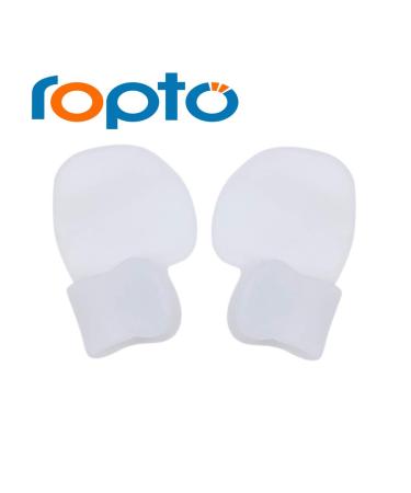 Small Thumb Toe Valgus Corrector - Set of 4 - Hallux Valgus Separator and Bunion Pad for Pain Relief and Protection - Adhesive Gel Pads Included - Buy Online on GoSupps.com