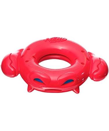 Nerf Dog Super Soaker Crab Ring - Red 17.8 cm | International Shipping Available - Buy Online on GoSupps.com