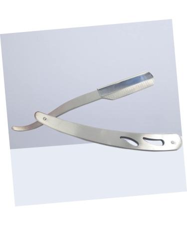 FRCOLOR 2pcs Razor Stainless Steel Shaver - Dual Blade Hair Cutting Knife for Men - Perfect for Beard Grooming - Buy Online on GoSupps.com