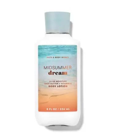Bath and Body Works Midsummer Dream Lotion 8 Ounce Shea and Vitamin E (Midsummer Dream) - Buy Online on GoSupps.com