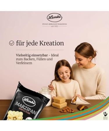 Lemke Simply Pure P te d'amande sans alcool 200 g - Buy Online on GoSupps.com