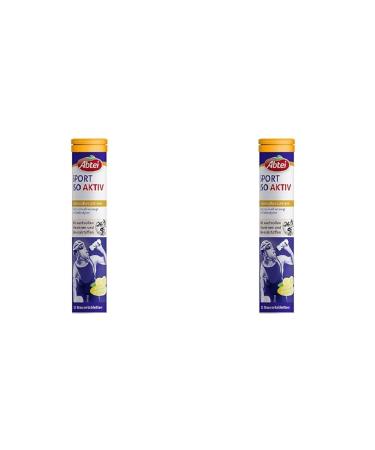 Abbey sport iso active - nutritional supplement for fast supply with electrolytes - isotonic drink with lemon taste - 1 x 15 effervescent tablets (pack with 2) 15 pieces (2 pack)
