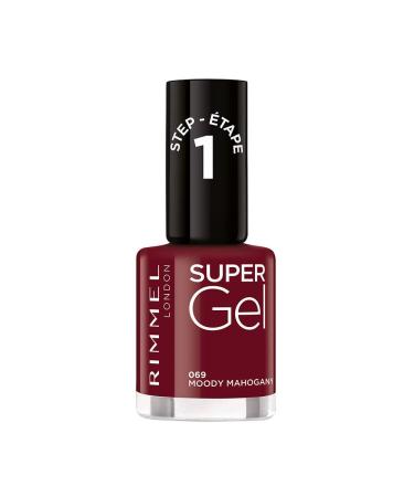Rimmel - 69 Moody Mahogany Super Gel Nail Polish