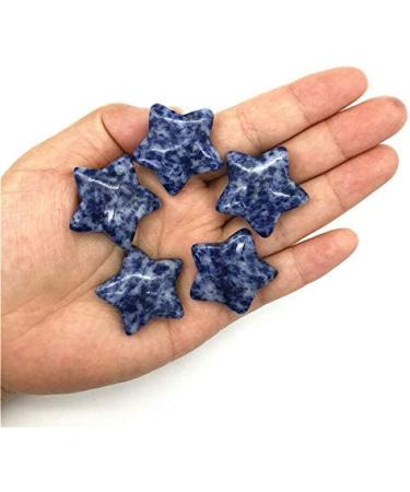 1PC Natural Blue Dot Jasper Star Shaped Crystal Gemstone Stones Decor Crafts Natural Stones and Crystals Stone Mineral Specimen - Buy Online on GoSupps.com