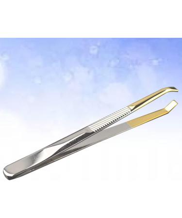 Fomiyes Stainless Steel Eyebrow Tweezers - Precision Hair Removal & Eyelash Extension Kit (2 Pieces) | International Shipping Available - Buy Online on GoSupps.com