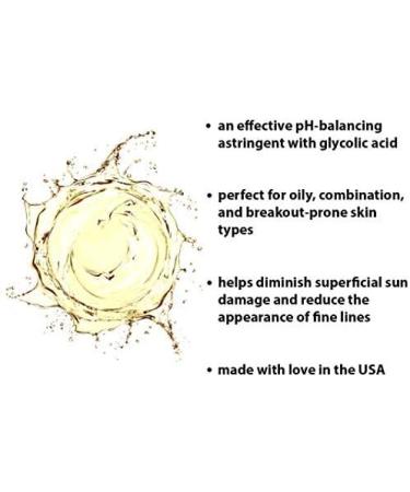 RAYA Calendula Astringent with AHA - 6 oz Glycolic Facial Toner for Combination & Oily Skin | Normalize pH & Fight Break-Outs | Alpha Hydroxy Acids - Buy Online on GoSupps.com